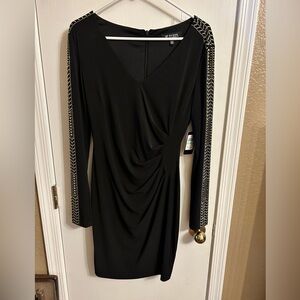 Guess Dress with Embellished Sleeves